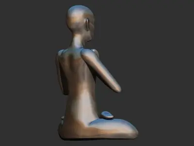  Meditation Sculpture 3D Printable model 3D print model