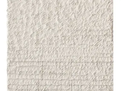 Abstract plaster painting 3D model