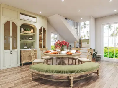 Summer interior style 3D model