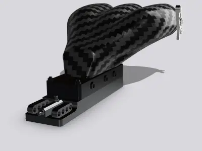 FUNNY CAR Supercharger Mechanical Injected Hat 3D print model