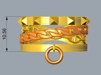 Portofino Ring 3D print model buy