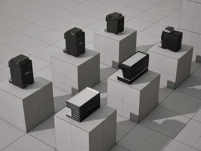 CARIMALI Coffee Machine - 6 Models Low-poly 3D model