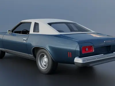 Chevrolet Chevelle Malibu Classic 1974 3D print model