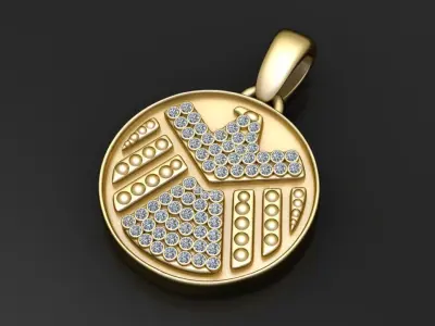   pingente pendant  3D print model