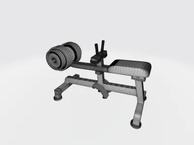 Gastrocnemius muscle trainer 3D print model