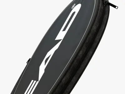 Tennis Racket Head Case Low-poly 3D model