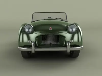 Triumph TR2 3D model