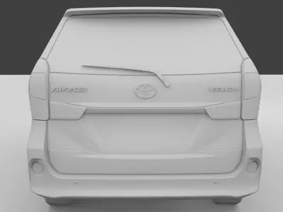 Toyota Grand New Veloz 2016 Low-poly 3D model