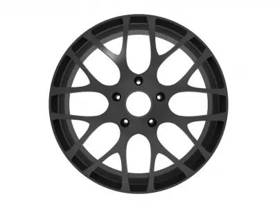 wheel rim model 3D print model