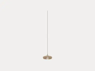 Clava Dine wood Lamp Low-poly 3D model