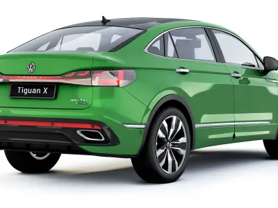 Volkswagen Tiguan X CN-spec 2021 3D model
