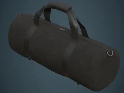 Gym Bag 1D Low-poly 3D model