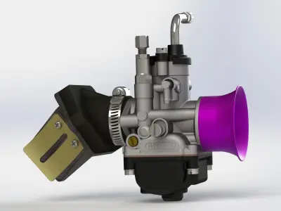 Carburetor Dell Orto 3D print model