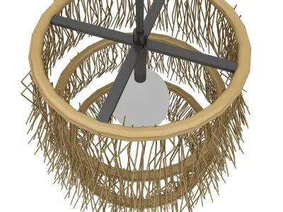 3D model bohemian lighting 02 Low-poly 3D model