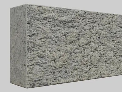 Concrete Building Block 3D model
