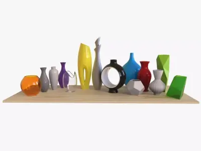 Decorative Vase Collection 3D model