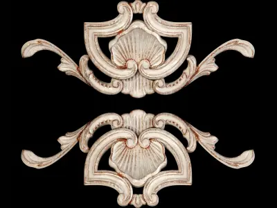 Classic carved 033 3D model
