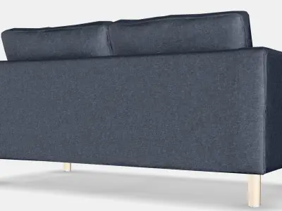 PARUP Cover for 2-seat sofa Low-poly 3D model