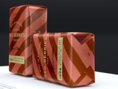 RED BERRIES SCENTED SOAP 2024 3D model