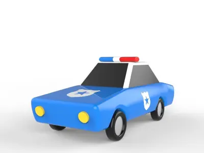 Toon car collection 3D Model Pack