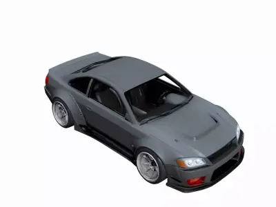 High Performance Urban Sports Car Track Inspired Design 01 3D model