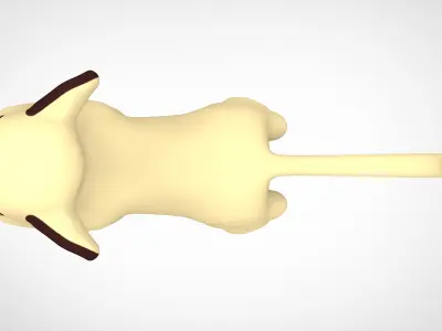 Persian Cub Low-poly 3D model