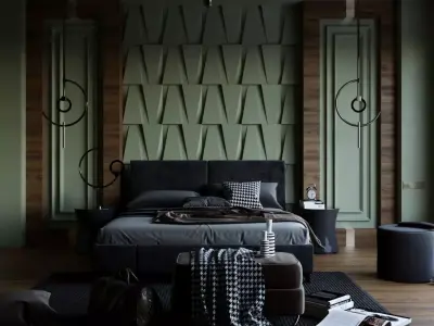 Interior - Bedroom - 060623 3D model