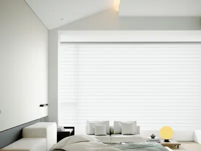 Bedroom interior scenes 3D model 8