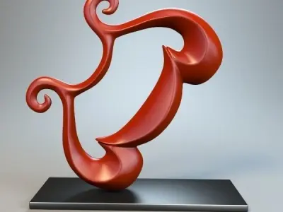 Abstract Figure m04 P 3D print model