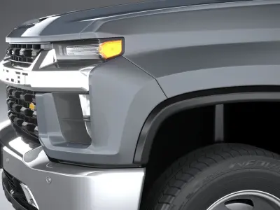 Chevrolet Silverado 3500HD Single Cab CG 2020 3D model