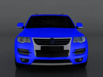 Volkswagen Touareg Low-poly 3D model