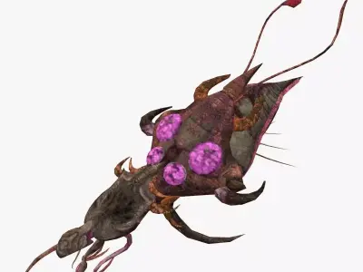 Spaceship LEV Low-poly 3D model