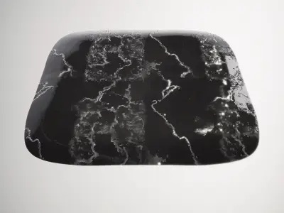 Black Marble Glossy HQ PBR Textures Set Texture