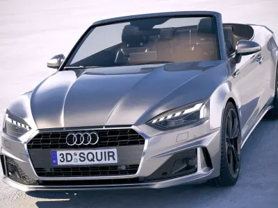 Audi A5 Cabrio 2020 3D model