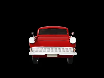 car retro Anglia 4  105E 3D model