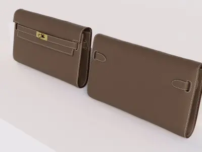 HERMES TO GO WALLET 3D model