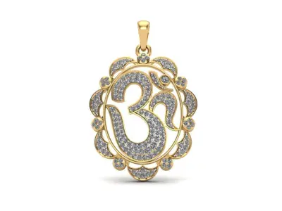 Om Pendant 3D print model