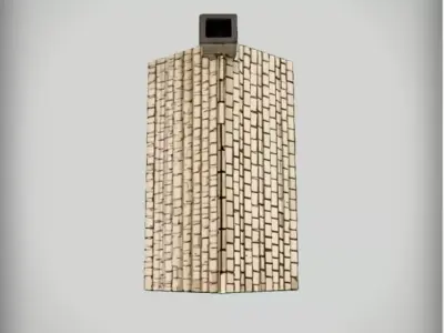 Whimsical Fairy Tale Stone House Low-poly 3D model