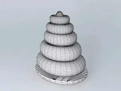 Stacking Rings Free 3D model