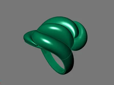 Women Ring Plain Ring Ready STL 3DM Models Womens Rings 3D print model purchase