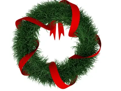 Christmas Wreath collection 3D model
