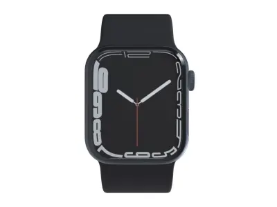 Apple Watch 7 Series - Midnight Sport Band 3ds Max 3D model