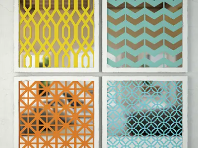 Square Wall Art 3D model