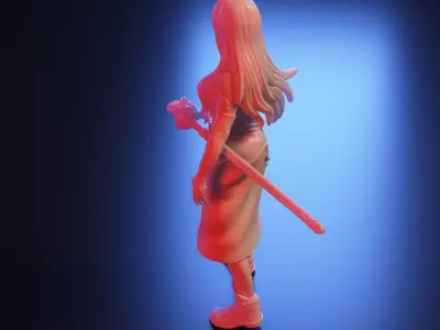 Anime Yuuki Asuna 3D print model