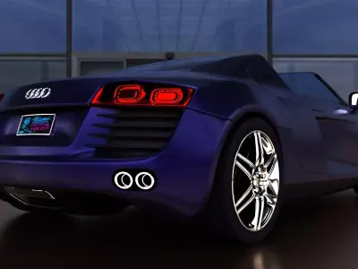 Audi R8 SUPERCAR 3D model