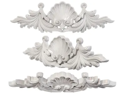 Classic carved 145 3D model