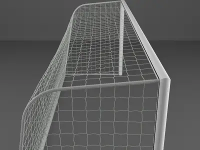 Soccer Goal 3 3D model