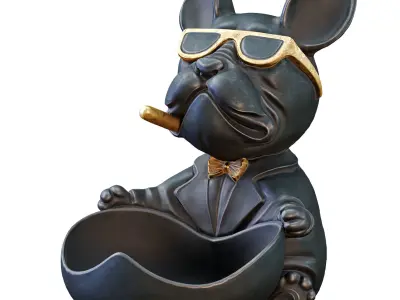 Dog Decor Low-poly 3D model