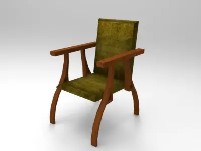 Classic Chair Free low-poly 3D model