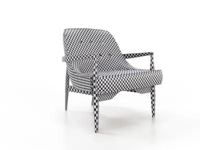 French Chair 3D model